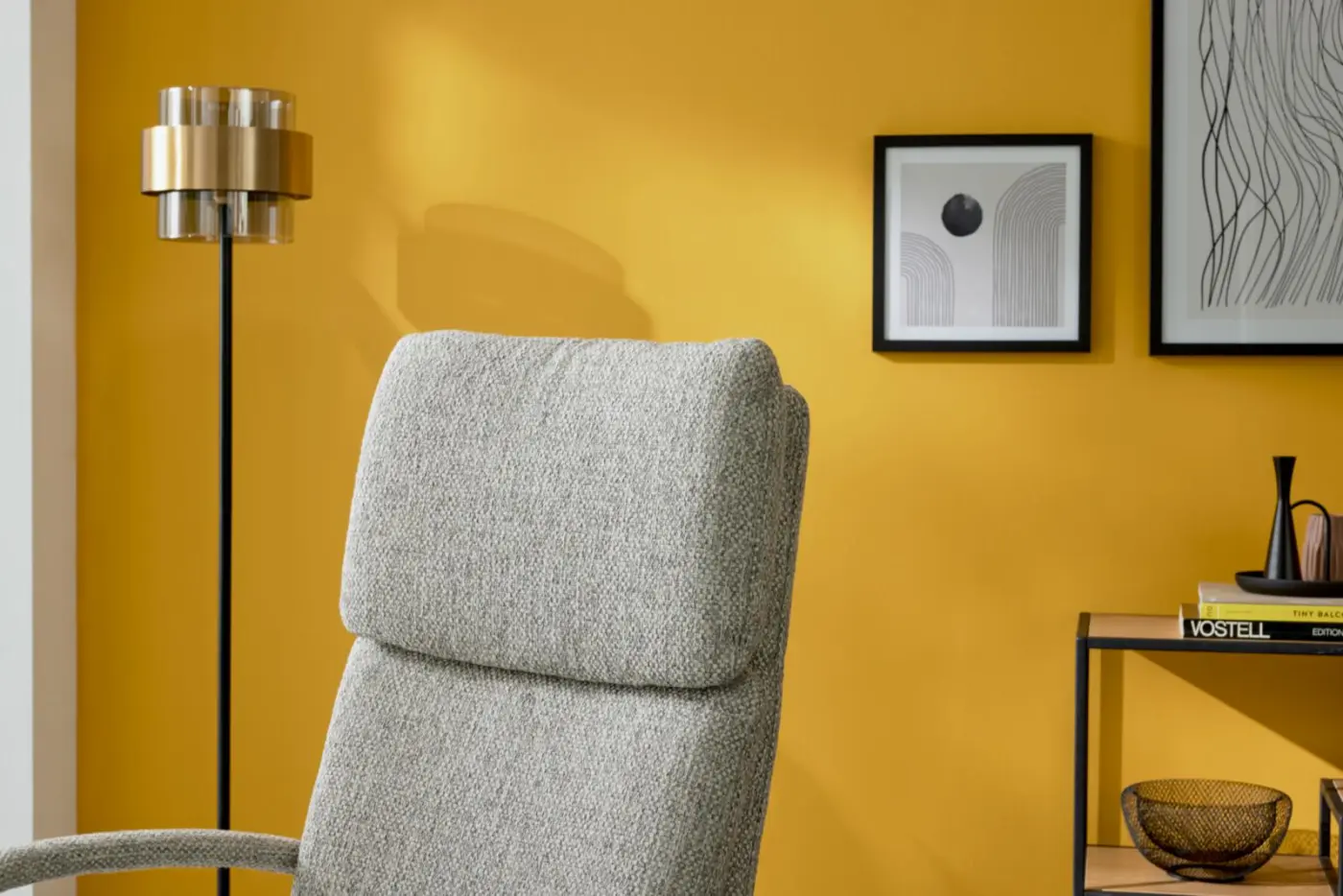 Interliving Relaxsessel Serie 4565 hellgrau