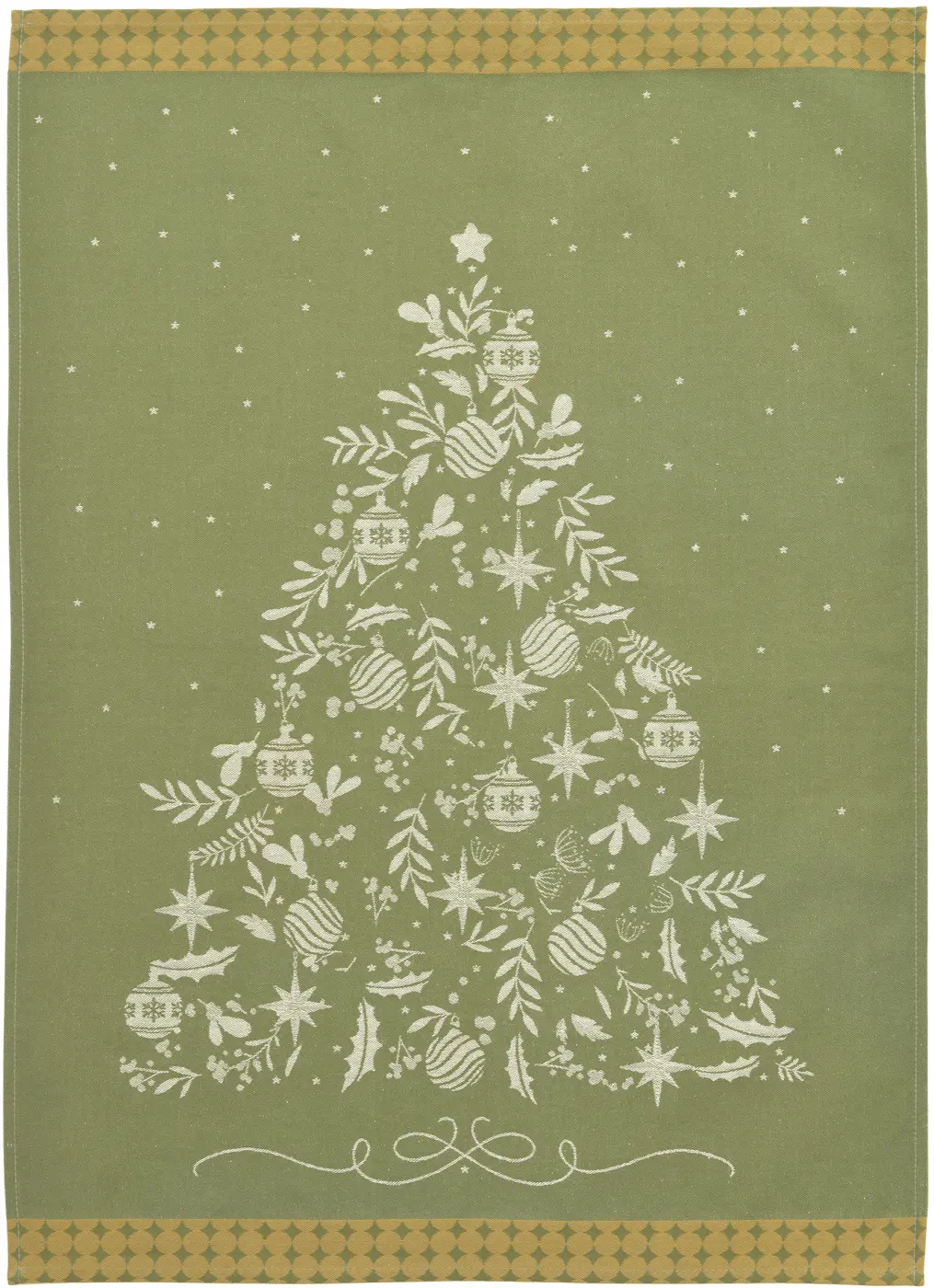 Sander Geschirrtuch Chef Tree olive 50 x 70 cm