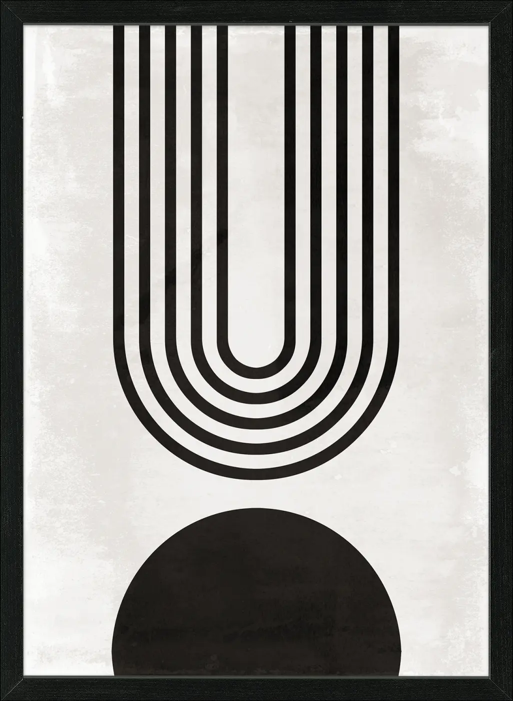 ProArt  Scandic Living New Geometric Shapes VIII Grau, Schwarz