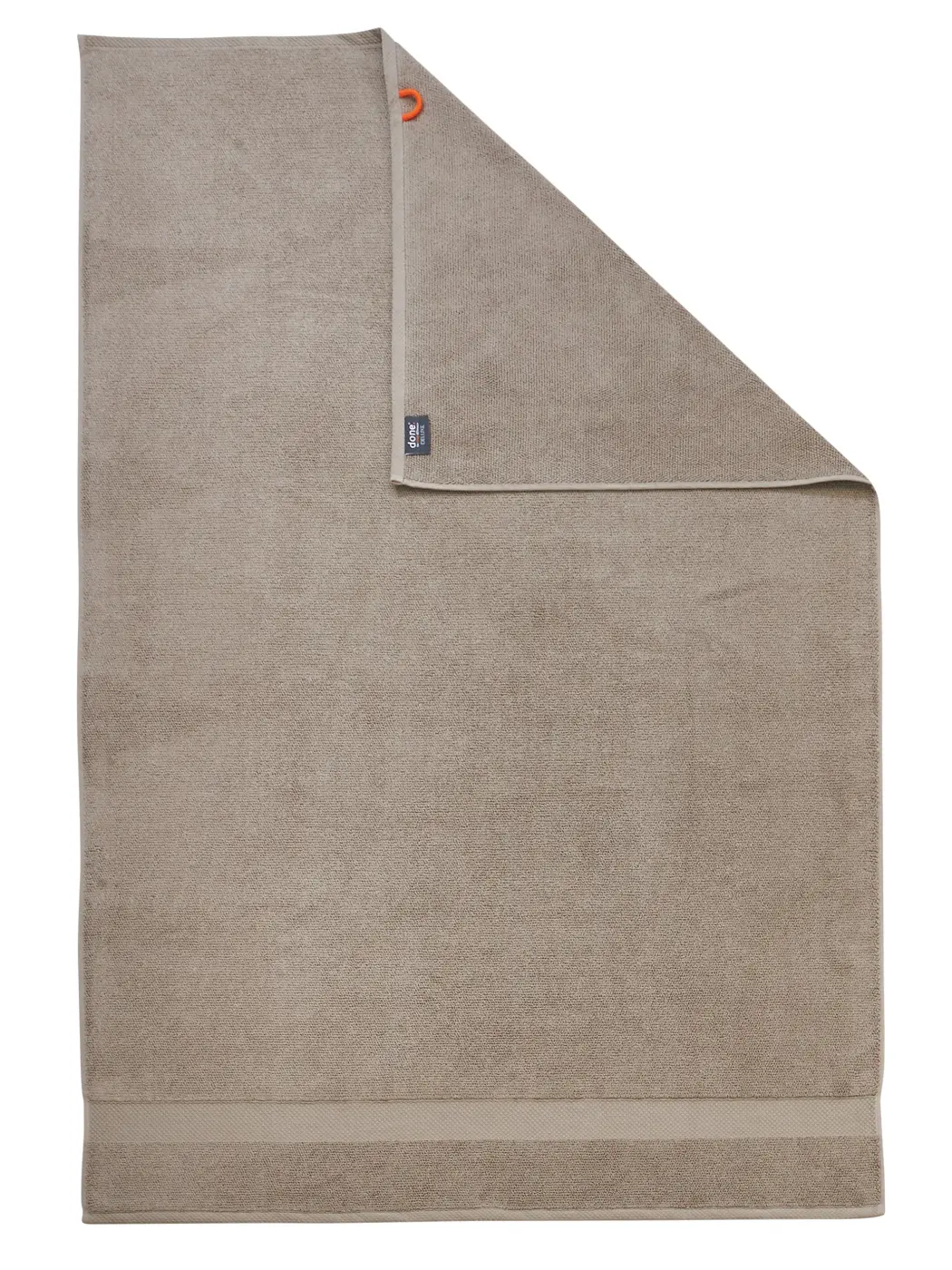 DONE. Deluxe XL Duschtuch taupe 100 x 150 cm