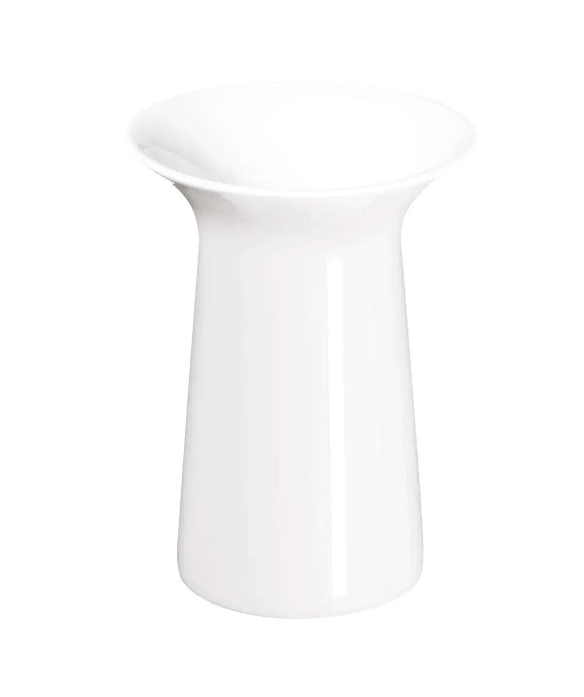 ASA Vase colori weiß glänzend D. 8,5 cm, H. 11 cm