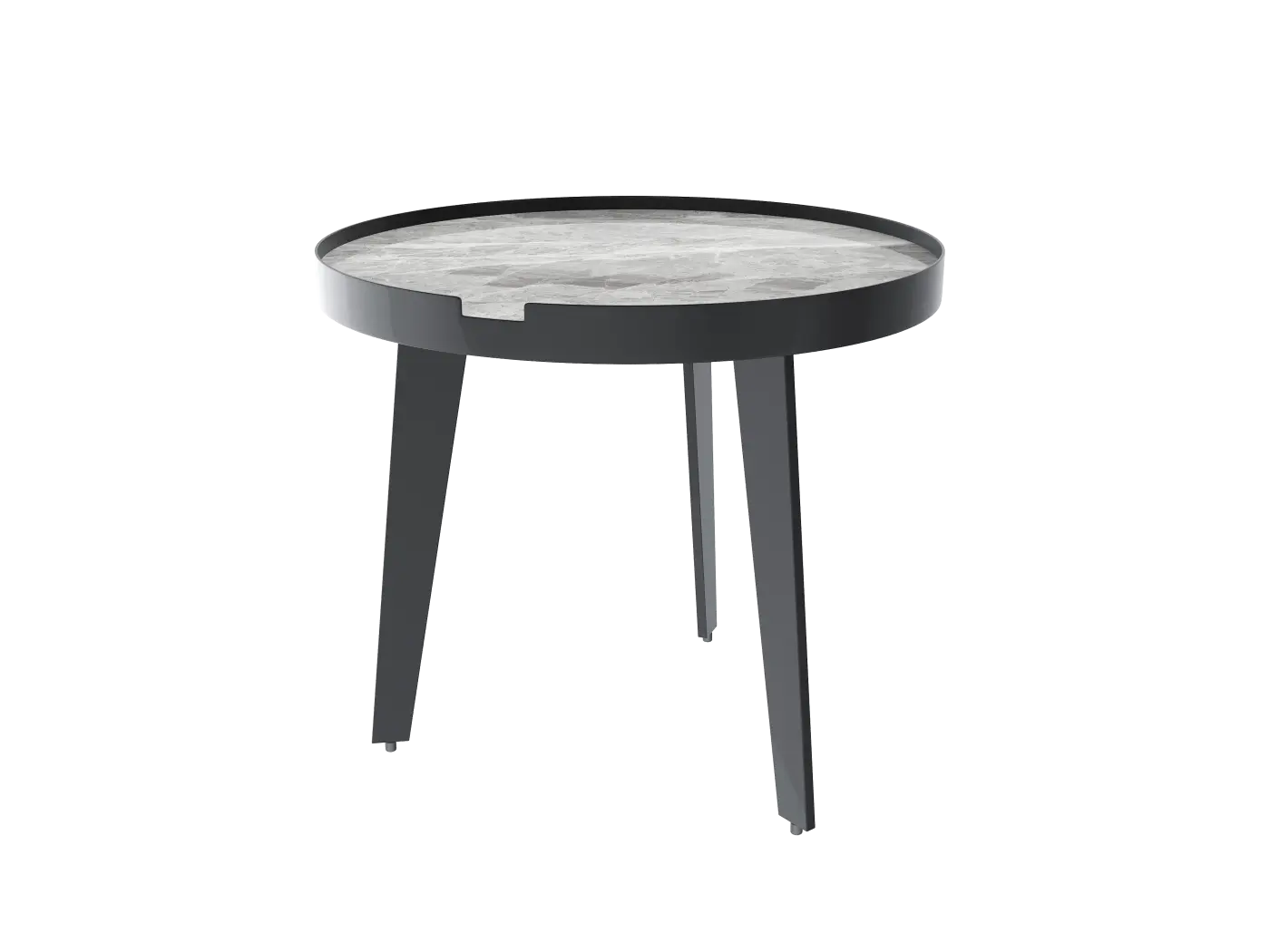Interlving Couchtisch Serie 6217 Marmoroptik Imperador 50 cm