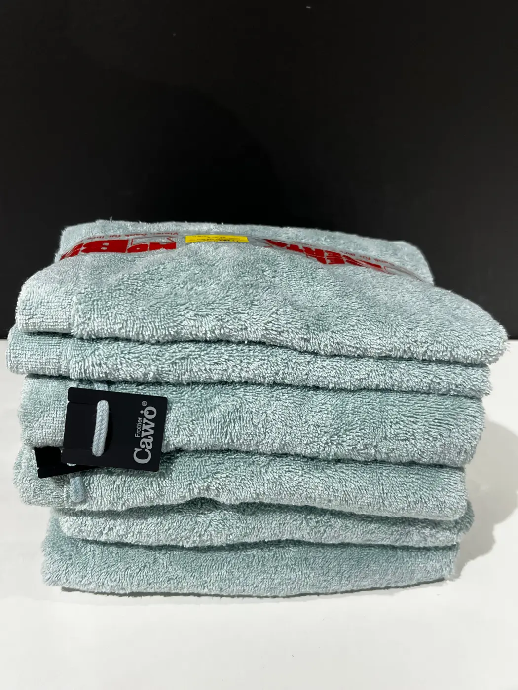 Cawö Handtuchset 6 tlg Serie Lifestyle jadegrün