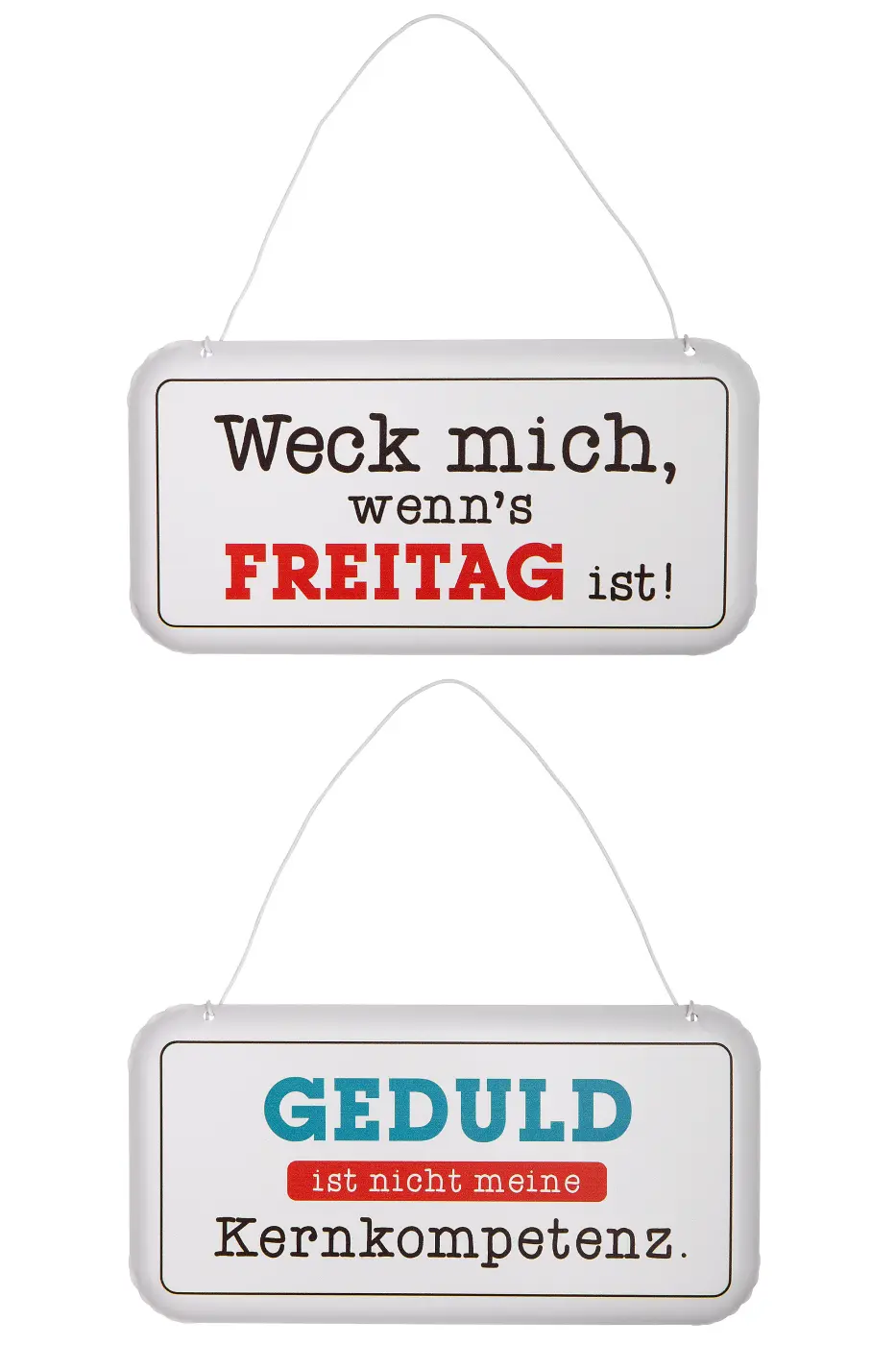 Schild "GEDULD+Wecken"