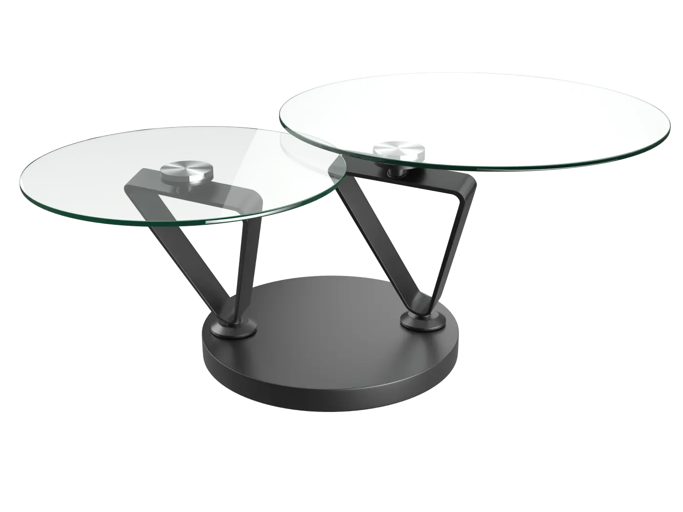 Interliving Couchtisch Serie  6218 Klarglas Drch.75/130 cm