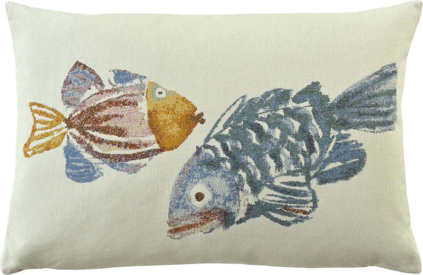 Sander Kissenhülle Glup Glup blue shadow/multi colour 40 x 60 cm