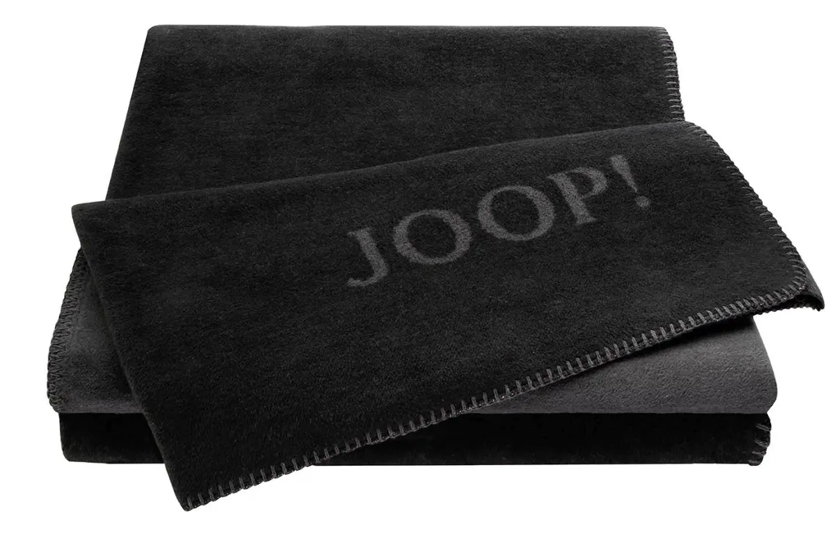 Joop! Wohndecke 150x200 cm schwarz anthrazit