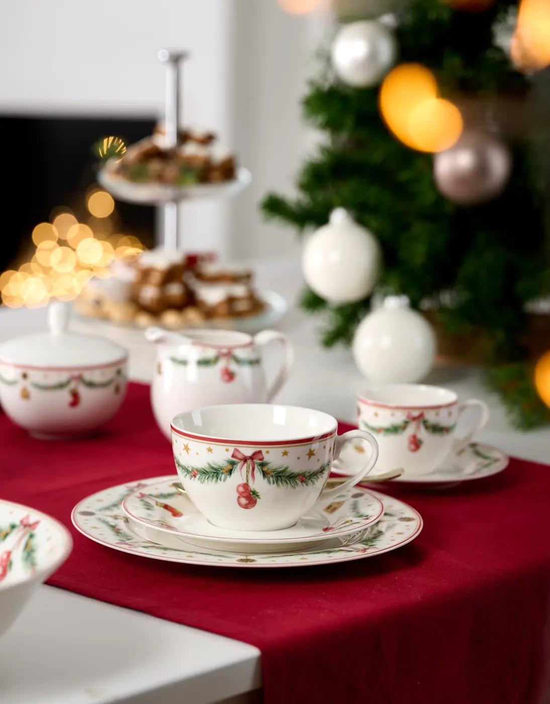 Ritzenhoff & Breker Zuckerdose Holly bunt mit Weihnachtsmotiven 