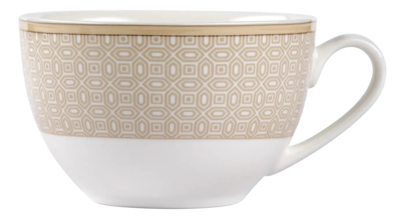 Ritzenhoff & Breker Kaffeeobere Geo weiß mit Muster 250 ml