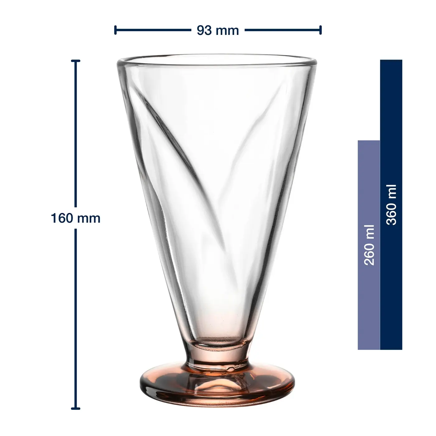 Leonardo Funktionsschale CONO mehrfarbig 260 ml 16 cm