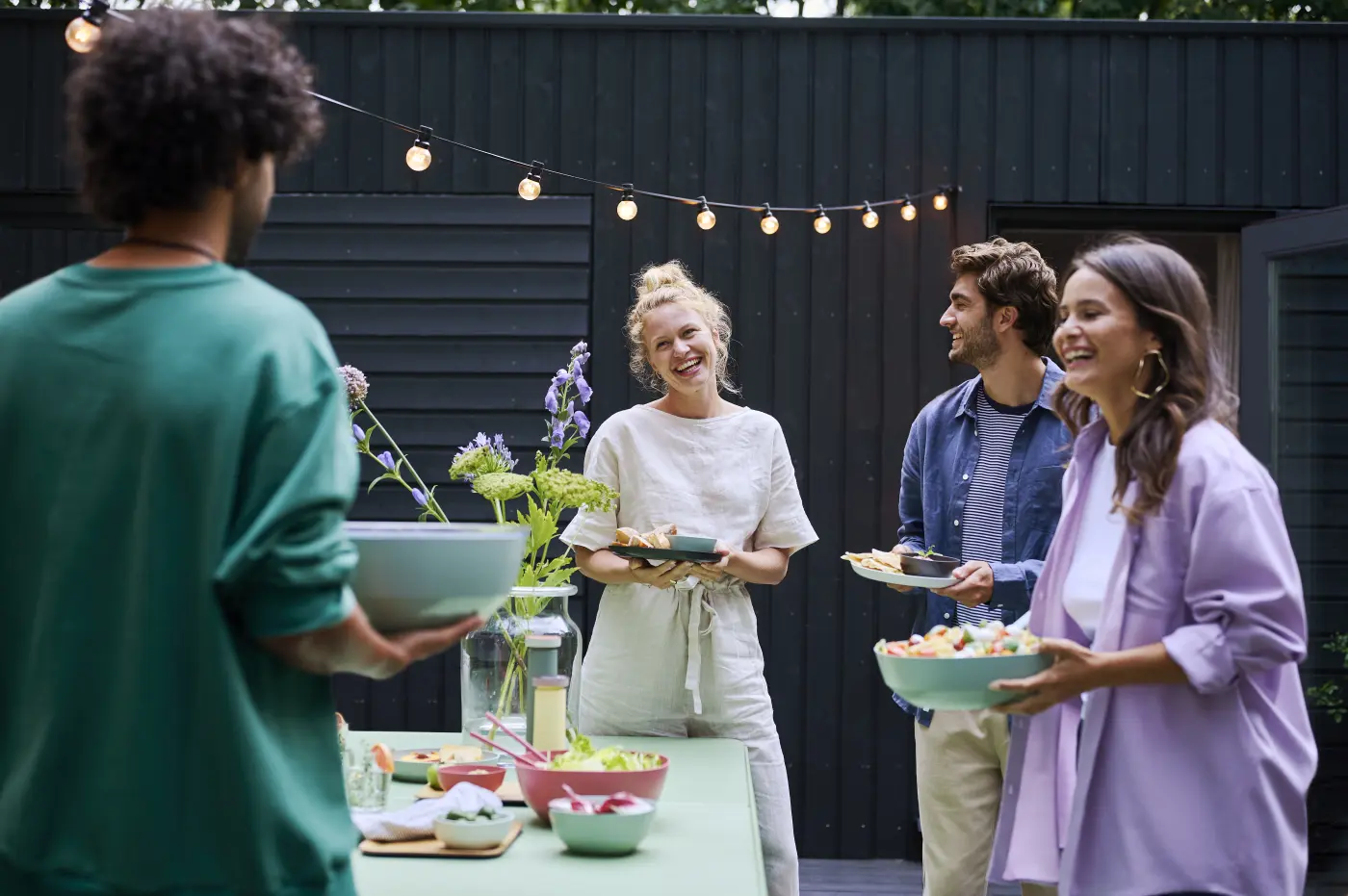 Mepal Salatbesteck Silueta teilig - nordic black 285 x 79 x 20 cm ml