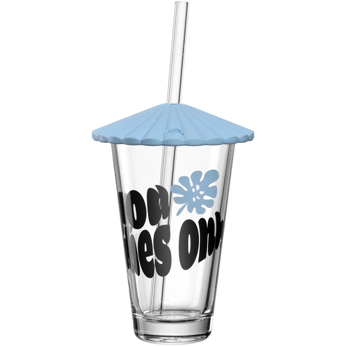 Leonardo Set Getränke SOLE Materialmix blau 21 cm 200 ml