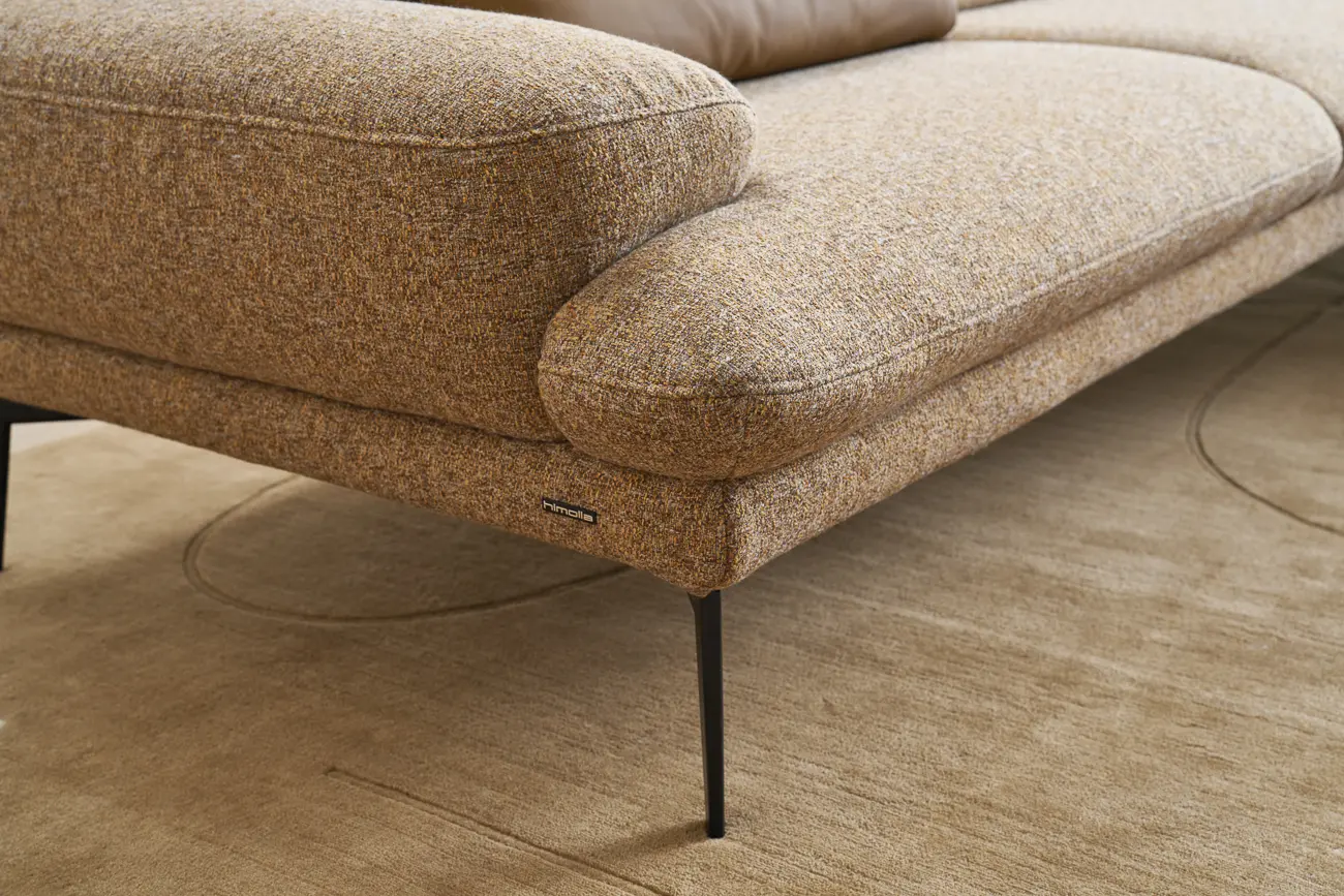 Himolla  Wohnlandschaft Tangram  9455 mit Zubehör Stoff  Caramel ca. 296 x 193 cm