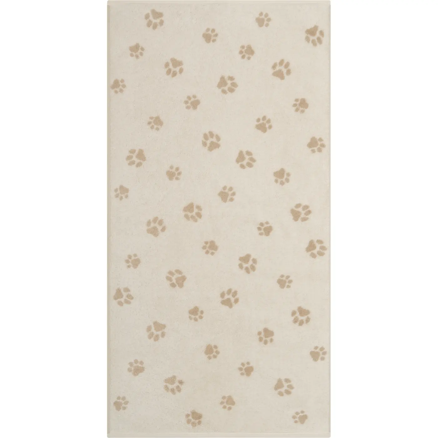 Cawö Handtuch We love Dogs Paws natur/beige 50/100 cm