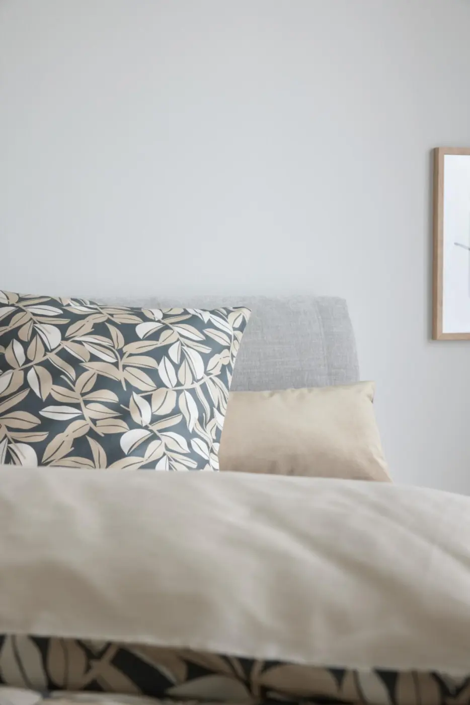 Interliving Bettwäsche Serie 9131  Beige/Anthrazit ca. 155 x 220 cm 