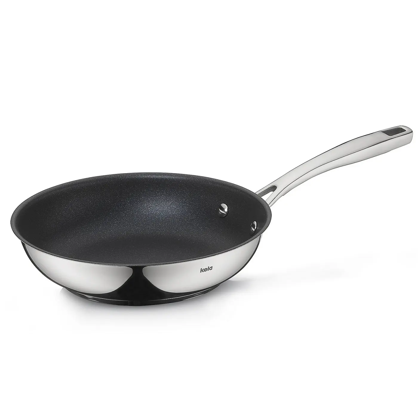 Kela Bratpfanne Flavoria Edelstahl 18/10 silber 5cm 20cmØ