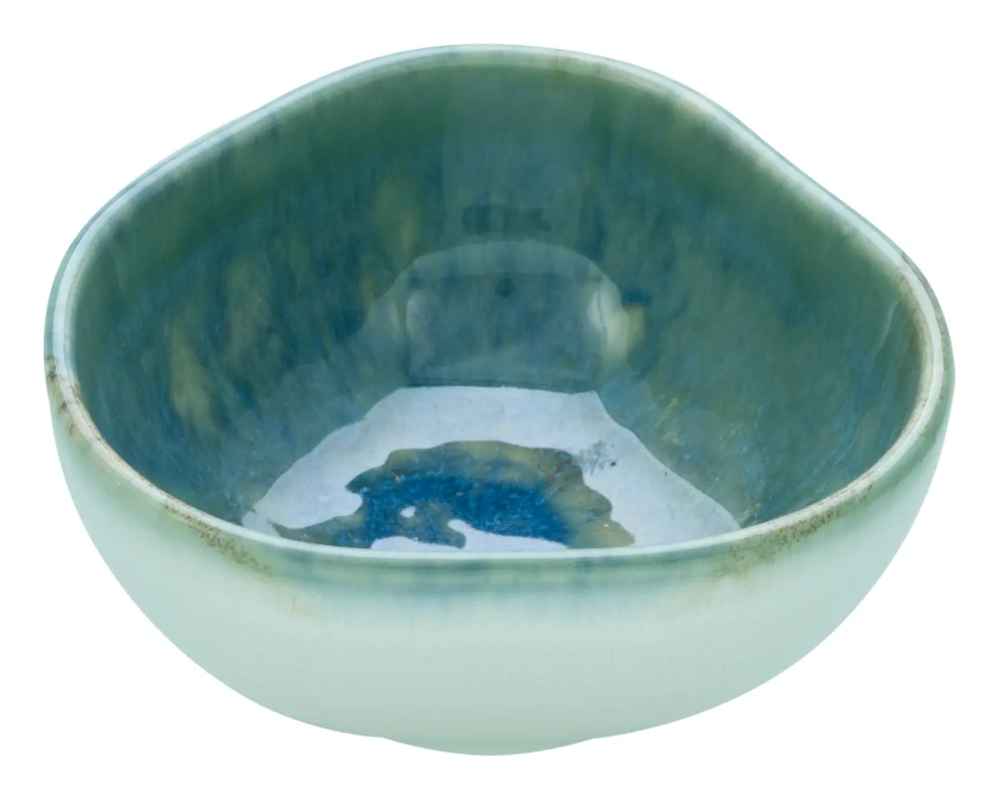 CreaTable Dipschale Yuki Grün-blau glänzend 160 ml 11 cm