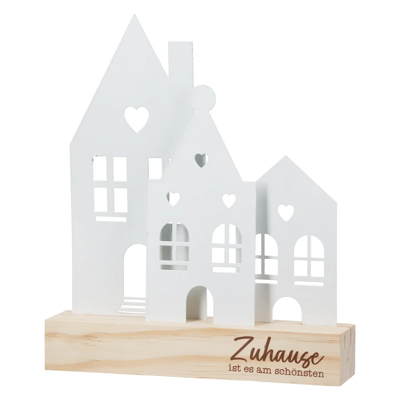 Gilde Handwerk Standrelief "Zuhause" - "Zuhause ist es am schönsten"