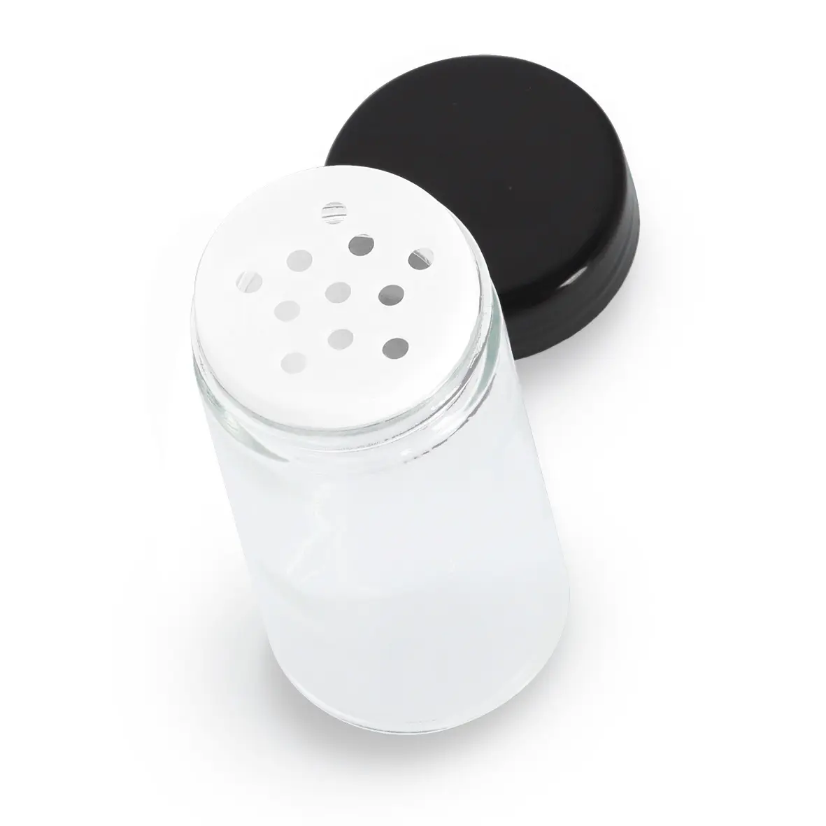 Zeller Gewürzglas mit Metalldeckel 90 ml schwarz