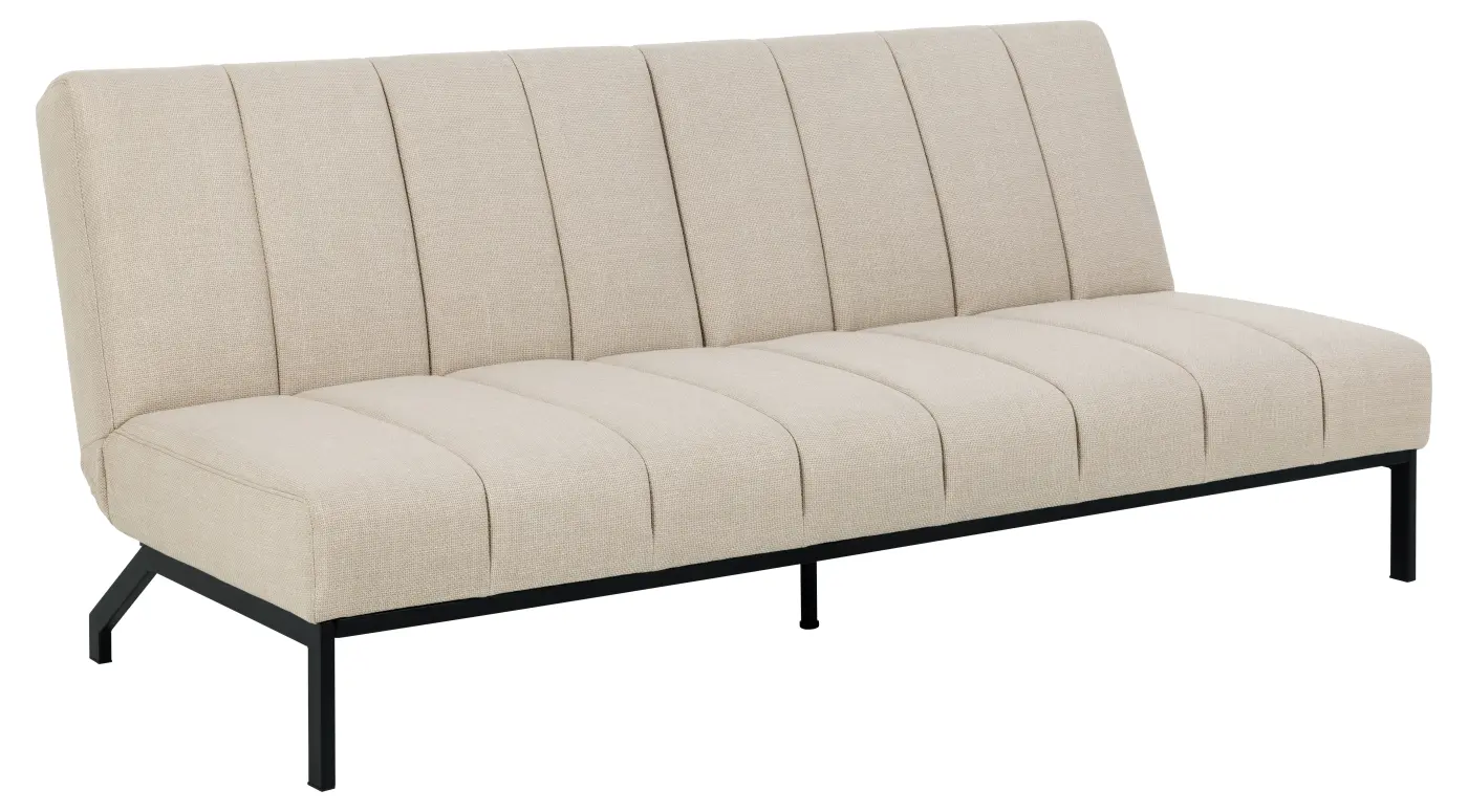 Actona  Bettcouch Caix beige ca. 198 x 95 x 87 cm