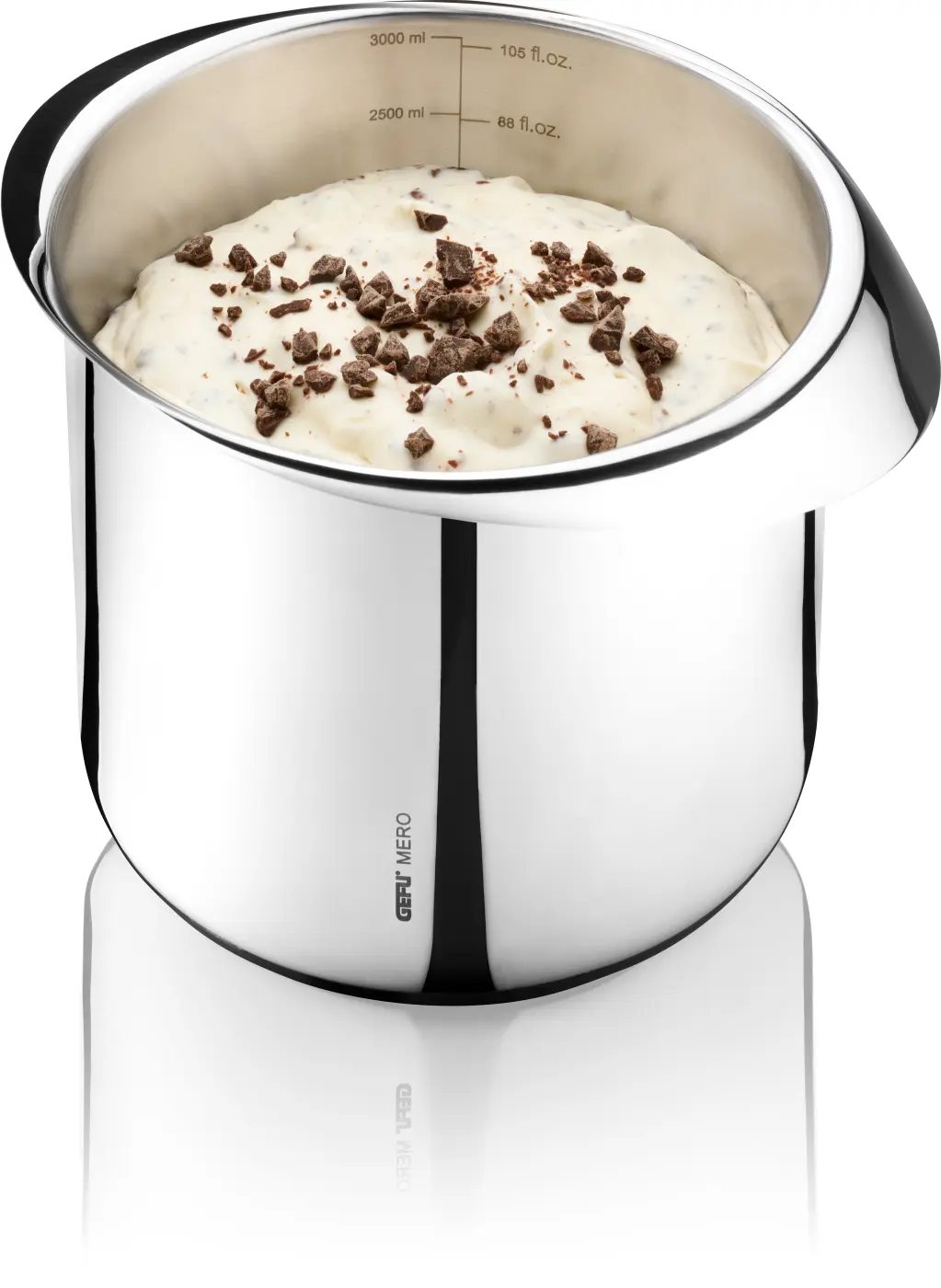 GEFU Rührschüssel MERO  1.500 ml schwarz/silber hochwertiger Edelstahl|Silikon|