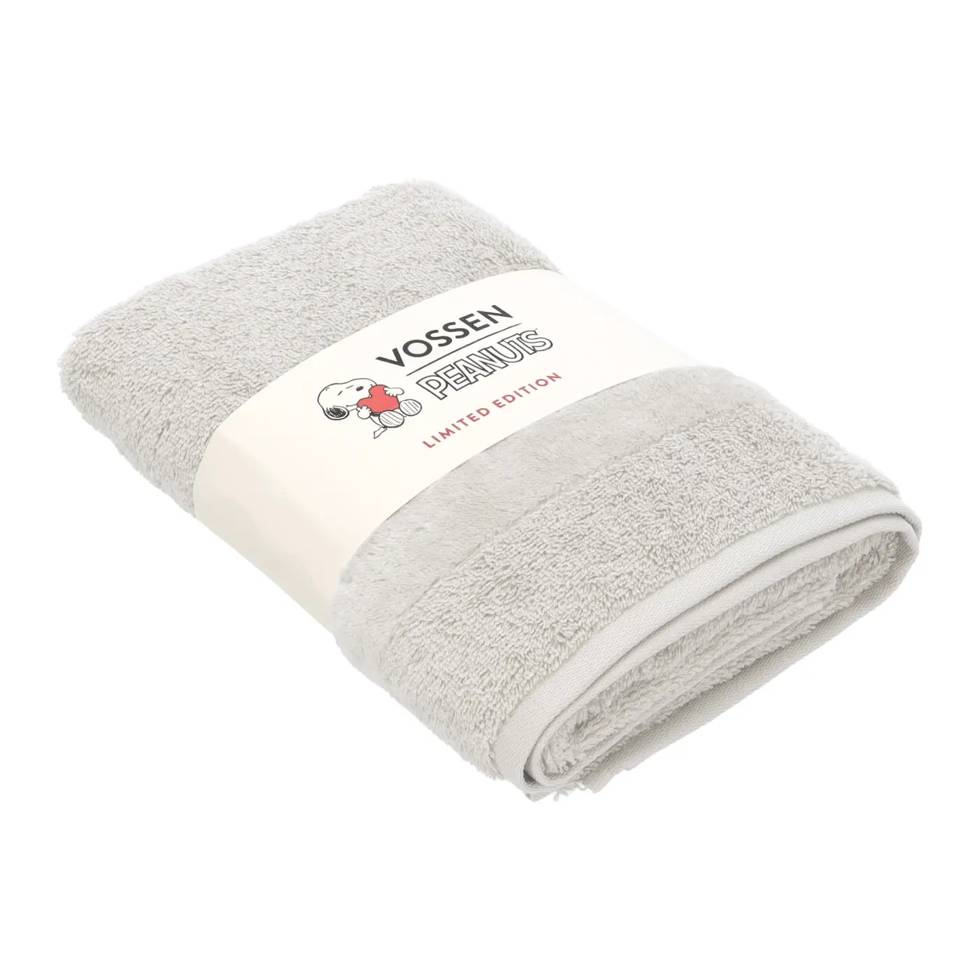 Vossen Handtuch Sleepy Snoopy pearl grey 100 x 50 cm