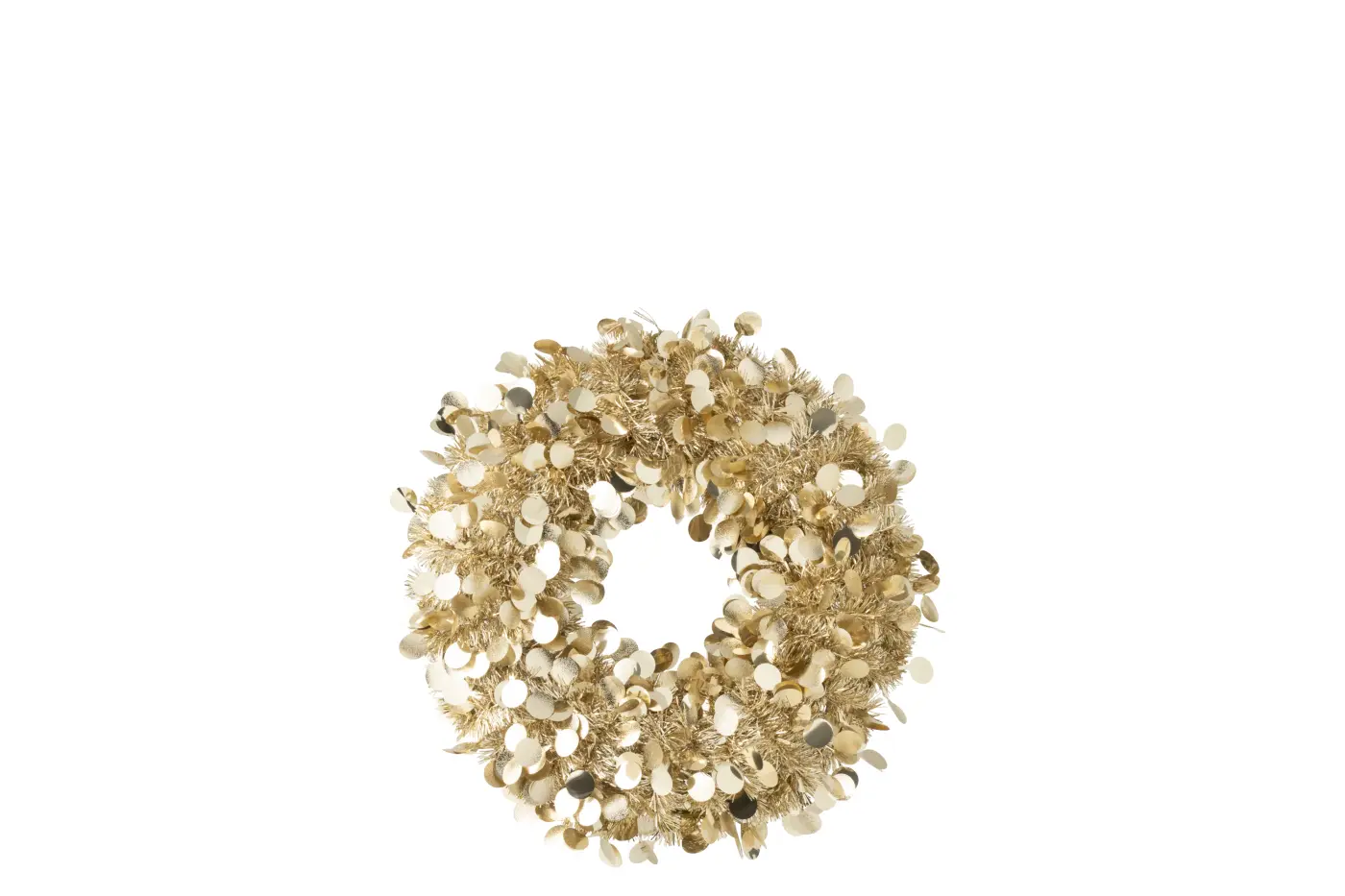 Jolipa Kranz Funkelnd gold 46x46x4cm