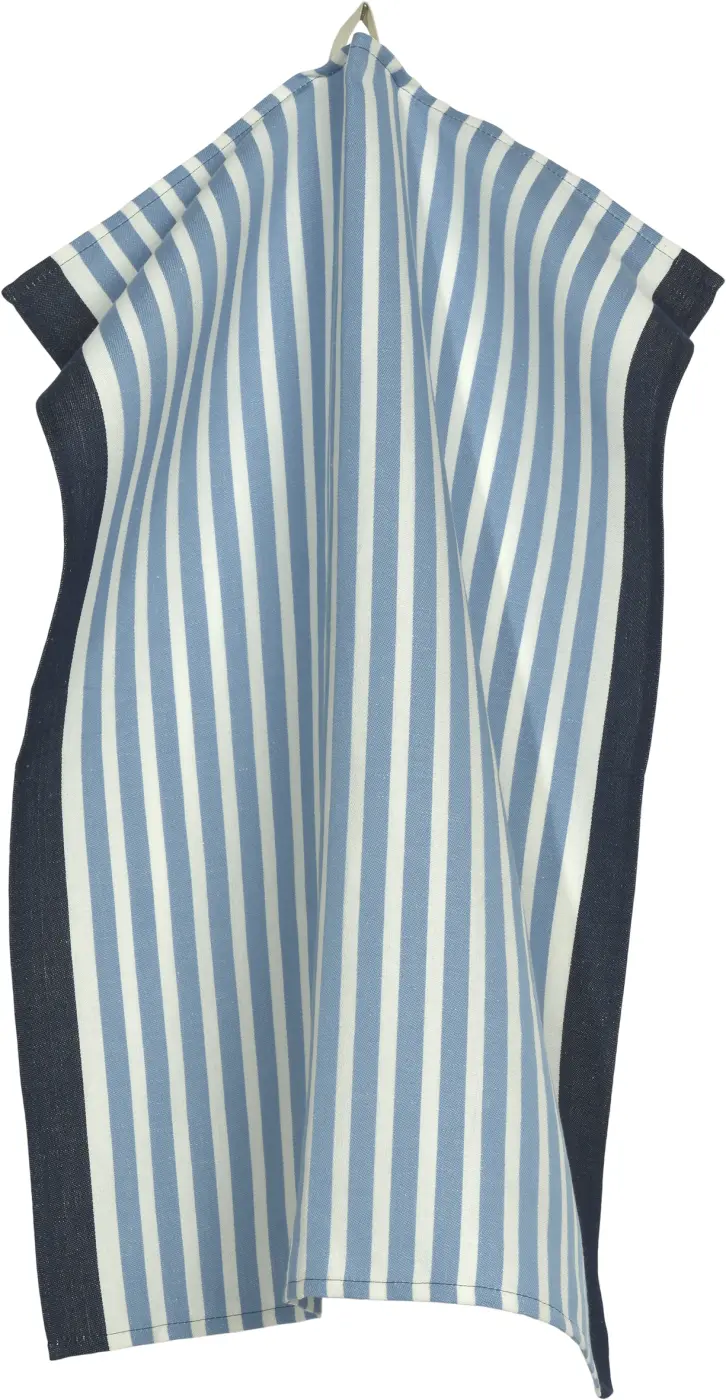 Sander Geschirrtuch Silas light blue/navy blue 50 x 70 cm