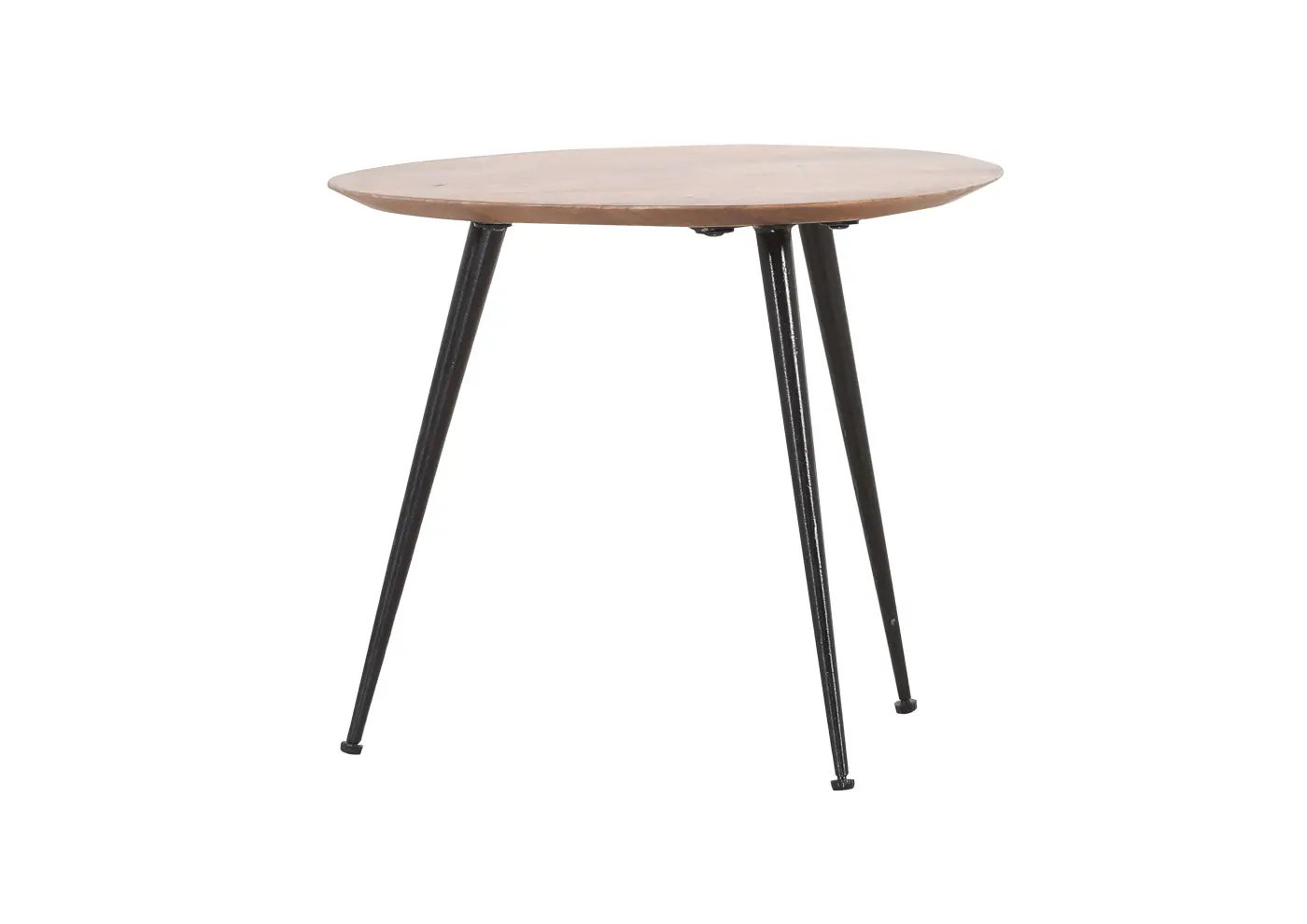 Gutmann  Beistelltisch 3-er Set Bloom Akazie massiv natur/schwarz 