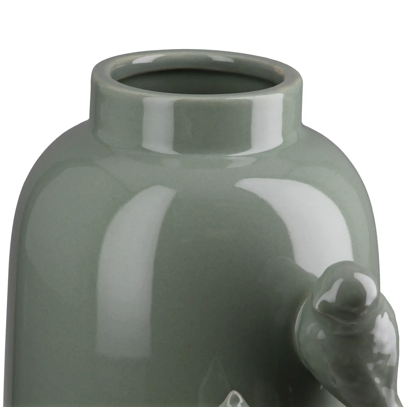 Gilde Vase Apus grün 25 cm Keramik