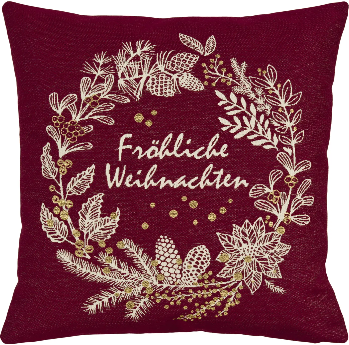 Sander Kissenhülle Buon Natale berry 45 x 45 cm