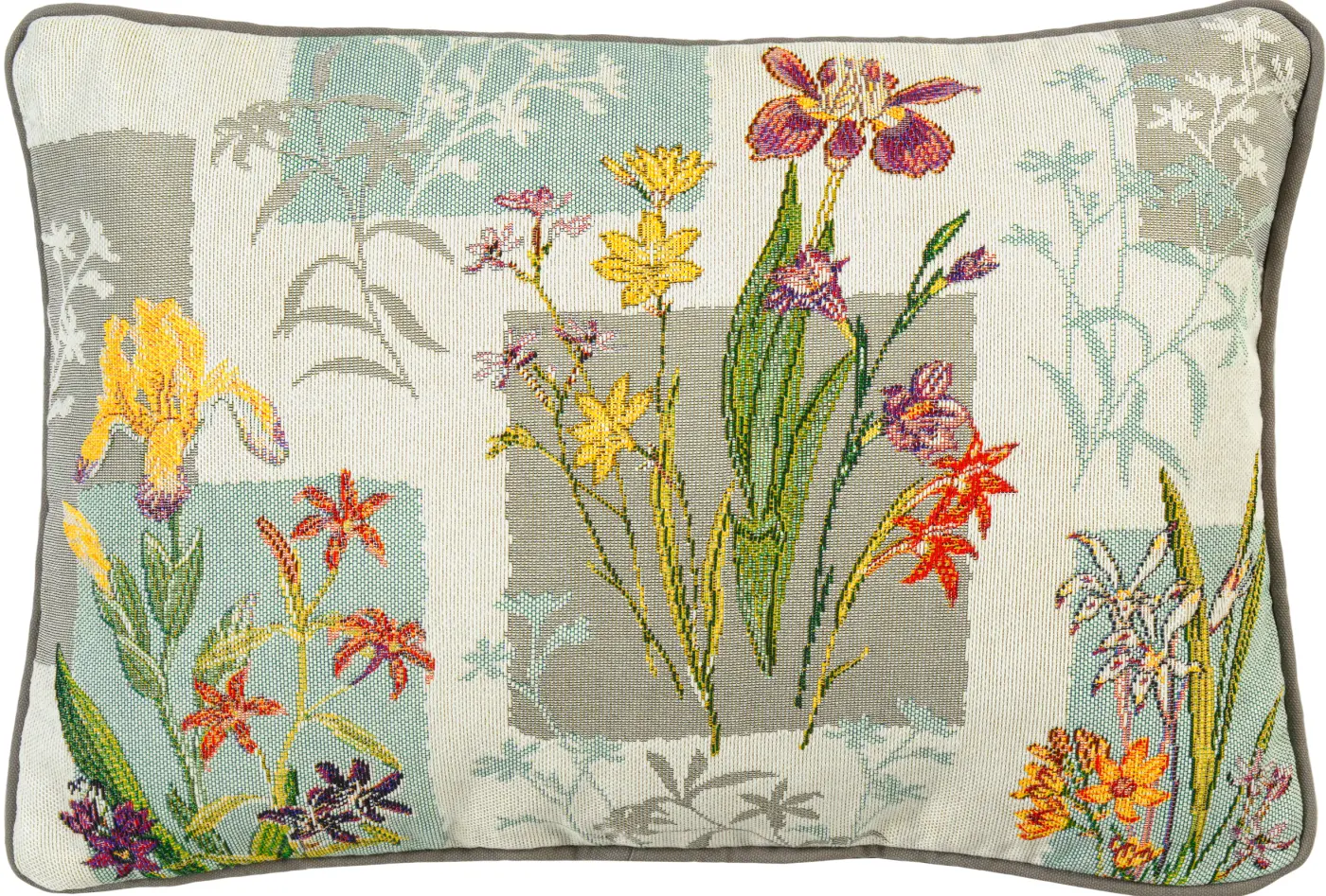 Sander Kissen gefüllt Flowery Patchfloral bunt 32x48cm