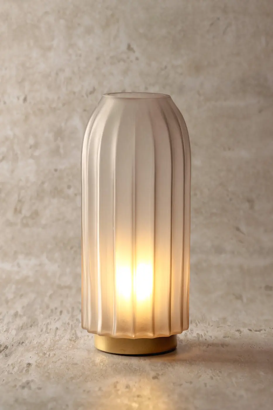 Leonardo LED-Lampe SILENZIO Materialmix grau