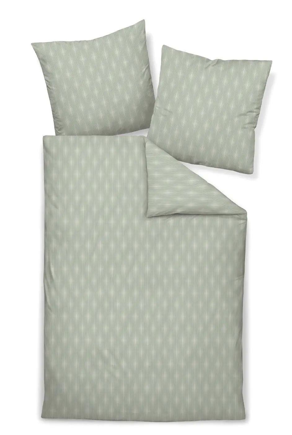 Janine  Interlock-Jersey Bettwäsche Carmen S  salbeigrün 135/200 cm