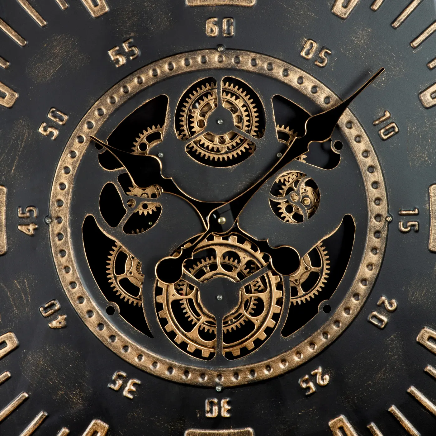 Gilde Wanduhr Pertador schwarz L 8 x B 74 x H 90 cm