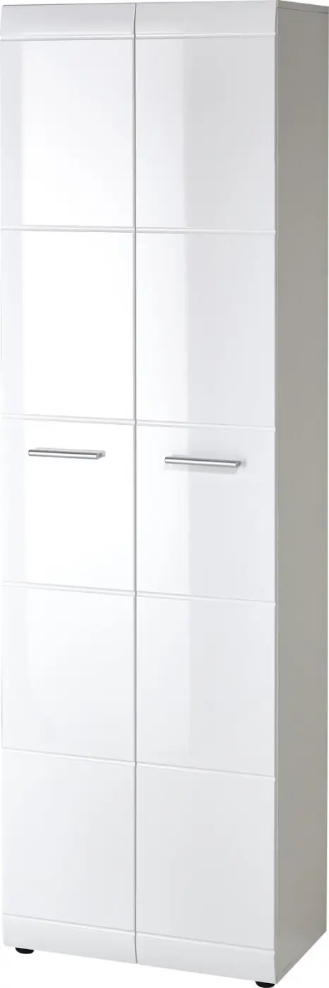 Germania Garderobenschrank Adana Weiß B/H/T: 59 x 197 x 37 cm Germania Garderobenschrank Adana Weiß B/H/T: 59 x 197 x 37 cm