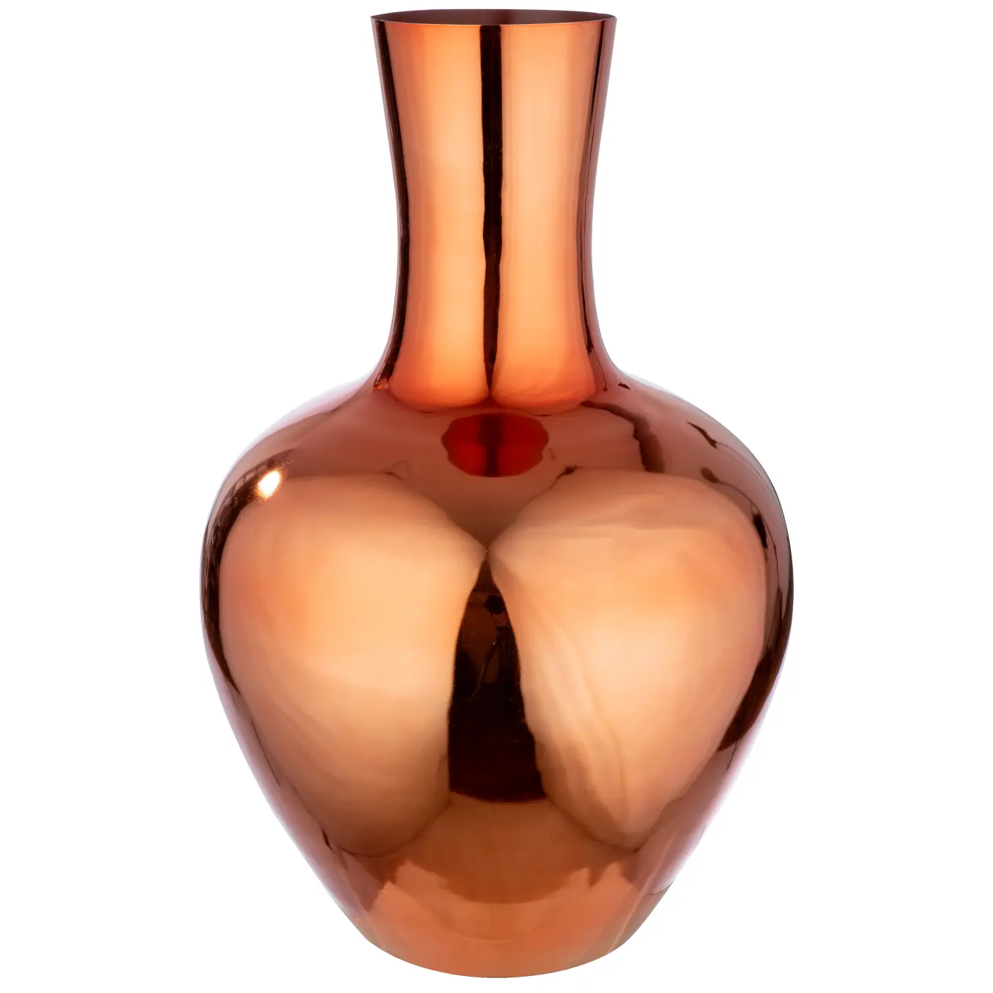 Gilde Vase Lumina orange H 51 x Ø 34.5 cm