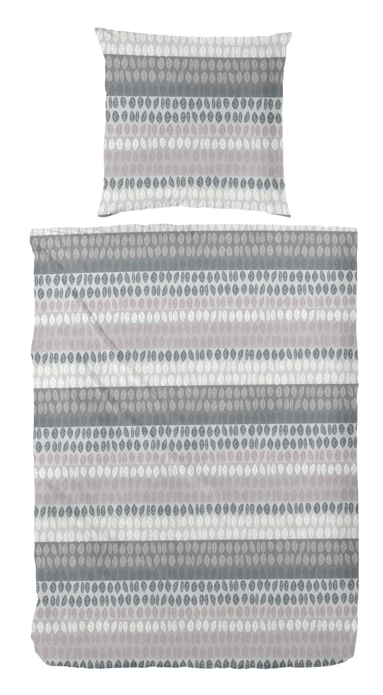 Hahn Biber-Bettwäsche 155x220cm