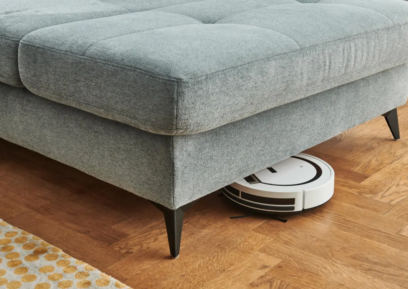 Megapol Wohnlandschaft mit Funktionen MM-MP1206 hellgrau ca. 198 x 351 x 259 cm