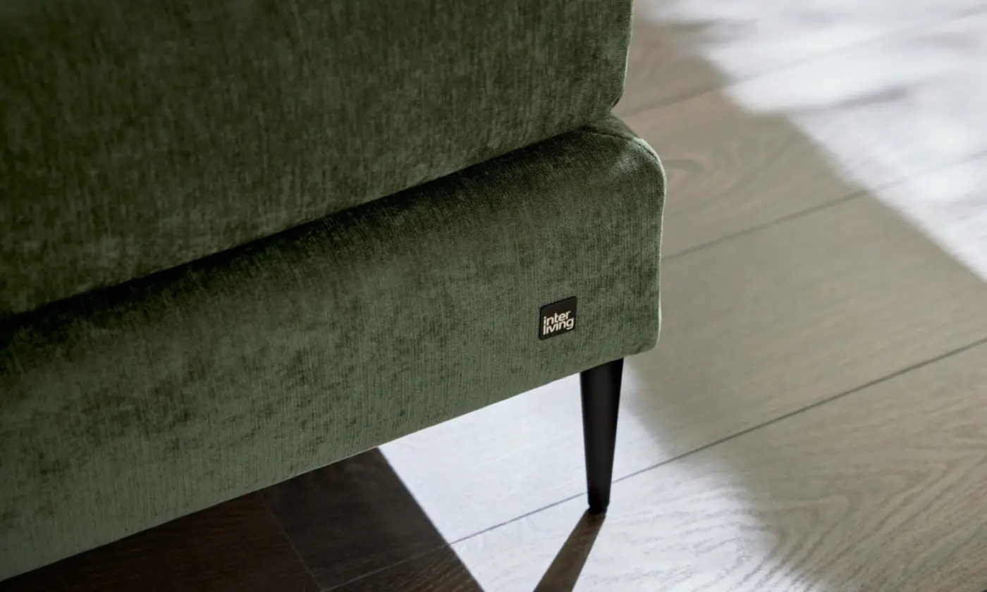 Interliving Boxspringbett Serie  1425 grün LF 180 x 200 cm