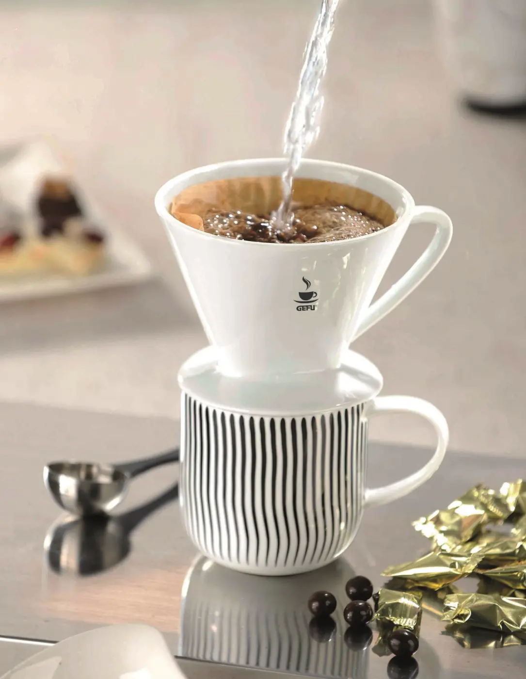 Gefu Kaffeefilter SANDRO Weiß