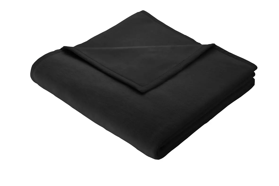Cotton Home Plaid / Decke schwarz 150 x 200 cm