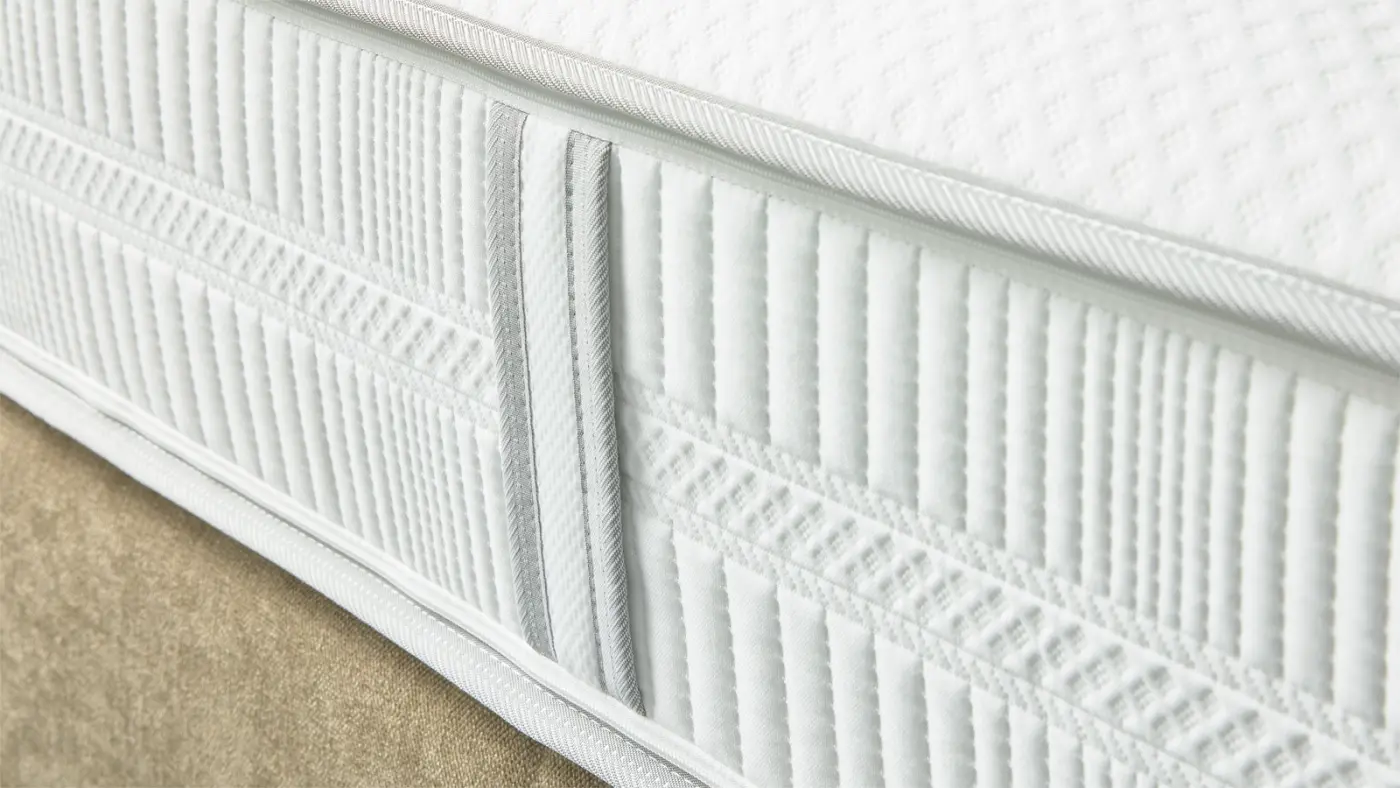 Interliving Boxspringbett Serie 1415 olivgrün 180 x 200 cm