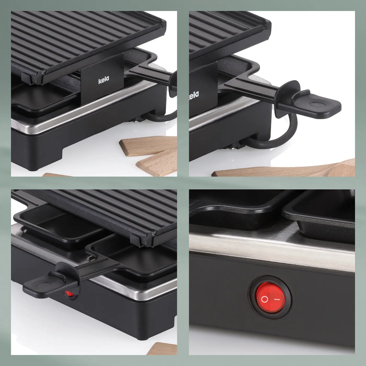 Kela Raclette/Grillplatte Geneva 