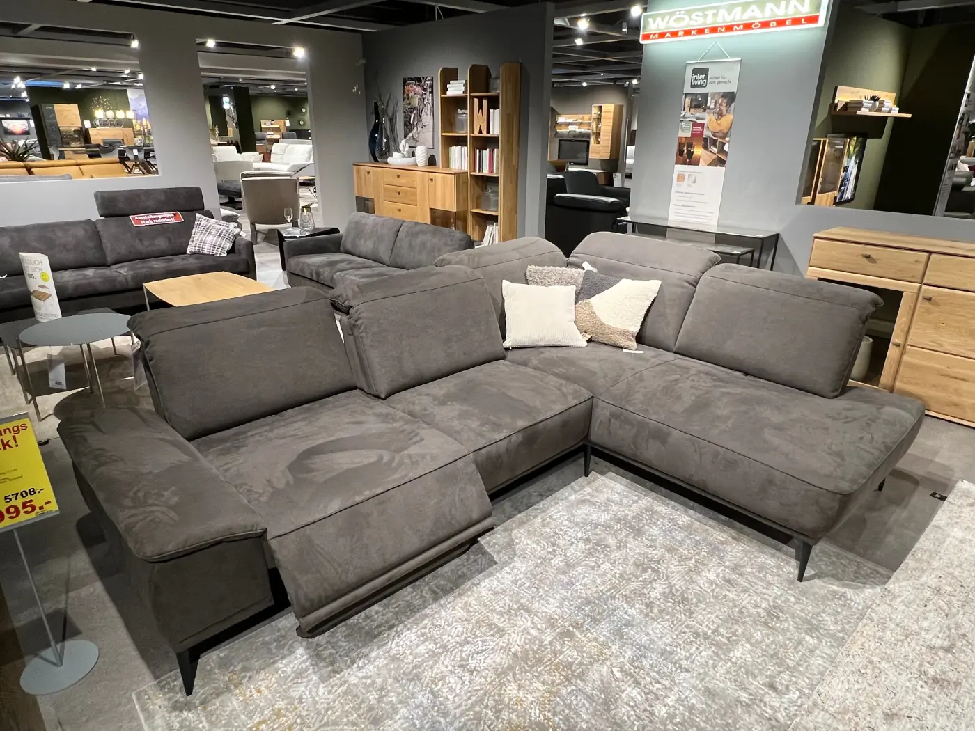 Dietsch  Wohnlandschaft 224 - Family Style-FS5 mit Funktionen ca. 270 x 215 cm