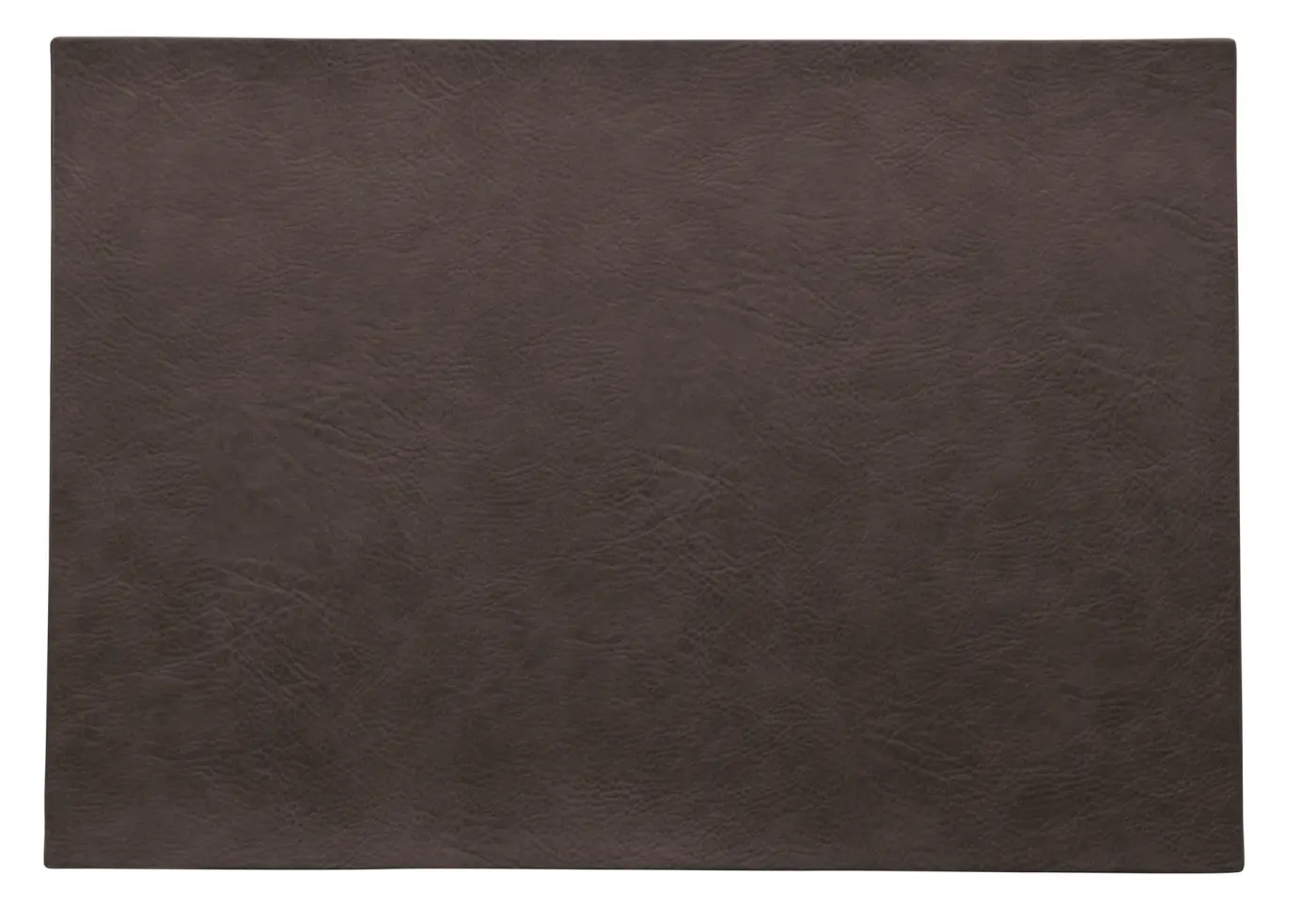 ASA Tischset vegan leather  dunkelbraun 46 x 33 cm