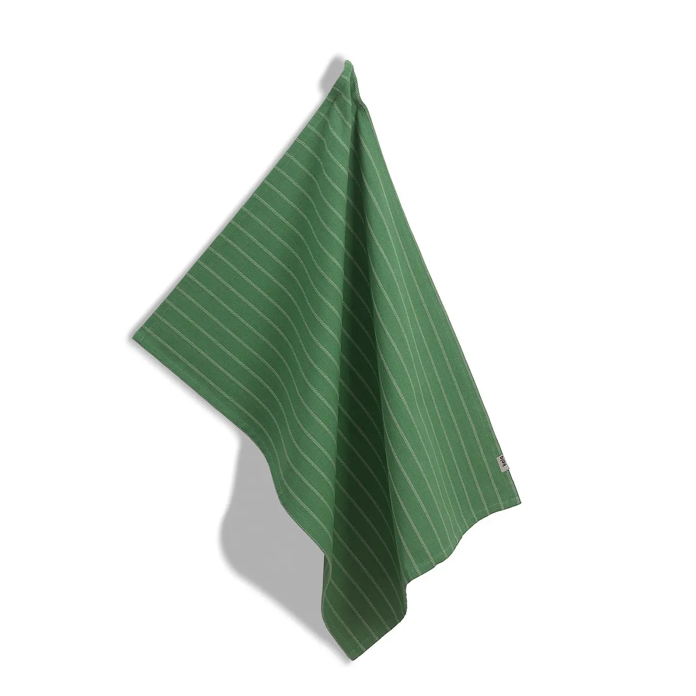 Kela Geschirrtuch Cora 100%Baumwolle hellgrün/grün Streifen 70x50cm