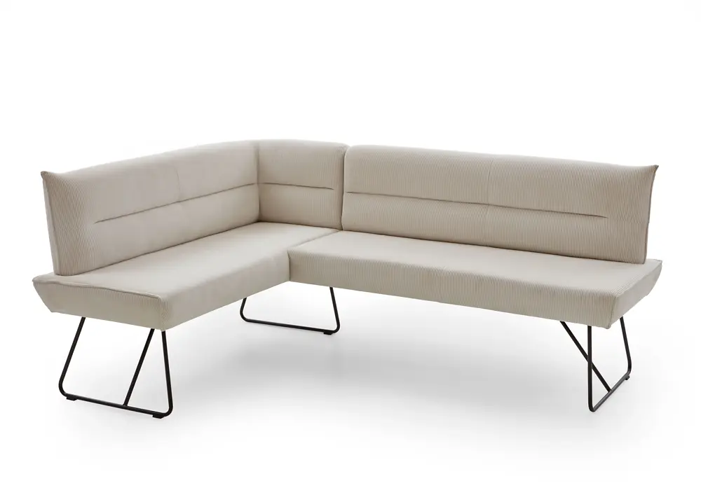 Niehoff  Eckbank Conny Cord grau ca. 151 x 205 cm