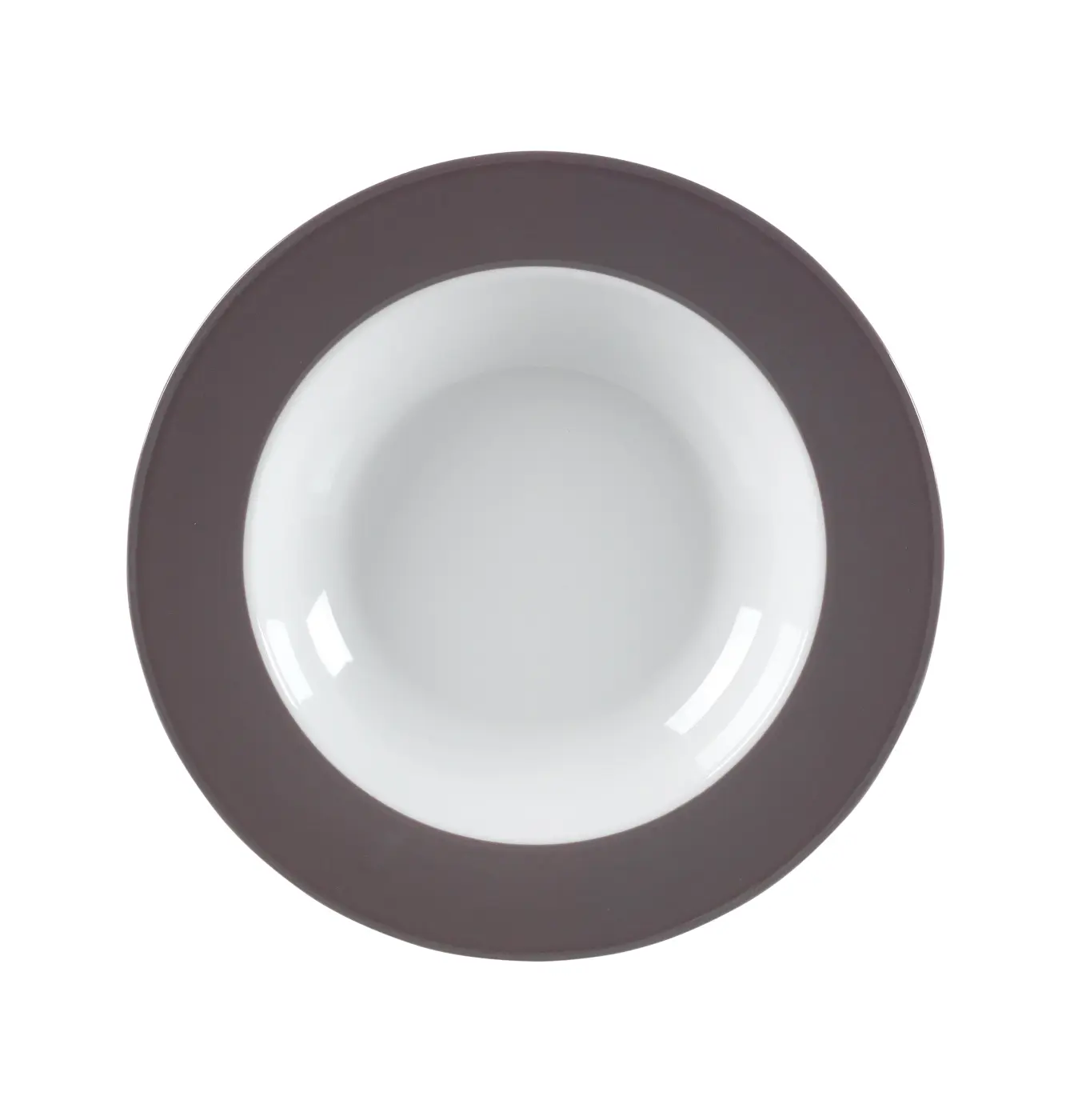 Ritzenhoff & Breker Suppenteller Doppio toffee Braun H / B / T / D ca. 3 x 22 x 22 x 22 cm