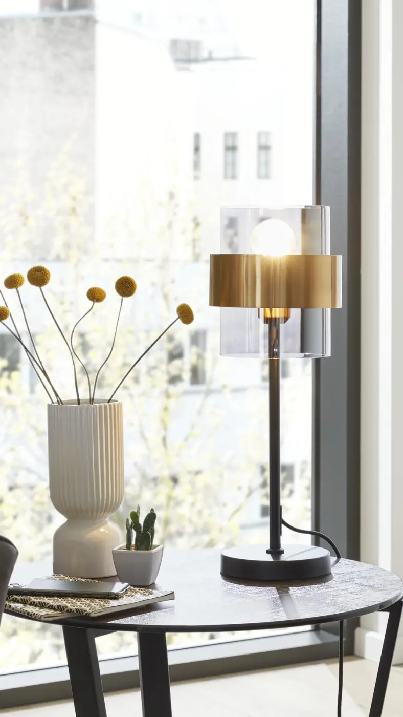 Interliving Tischleuchte IL 9333 Schwarz